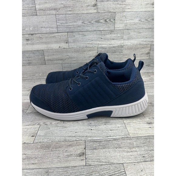 Orthofeet 529 Edgewater Mens Navy Blue Athletic Walking Shoes Size 11.5 D Medium main image 10